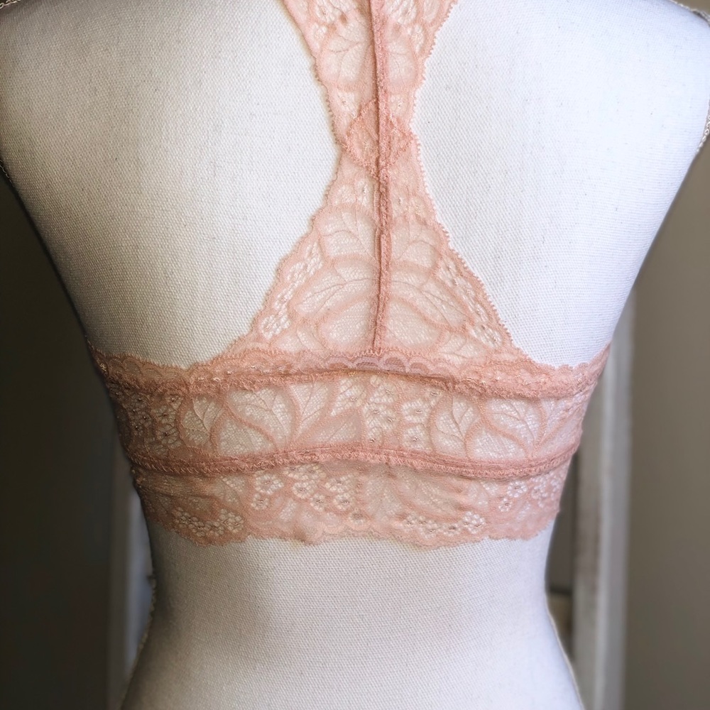 Auden Pink Lace Bralette - Picture 4 of 4